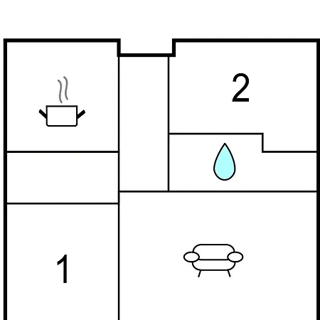 Feriehus In With Kitchen Nordenbro Vesteregn