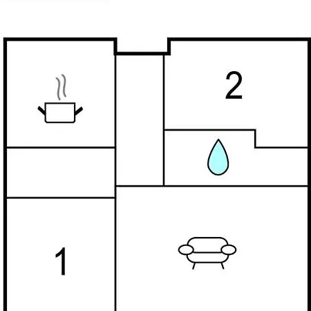 Dom wakacyjny Two-bedroom In Nordenbro Vesteregn